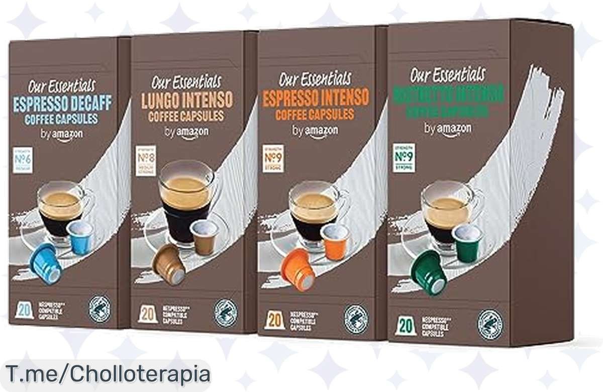 Transforma tus mañanas con 80 cápsulas de café irresistible. ¡Disfruta de un sabor explosivo a caramelo y chocolate! No dejes pasar esta oferta única, ¡compra ya antes de que se agote!