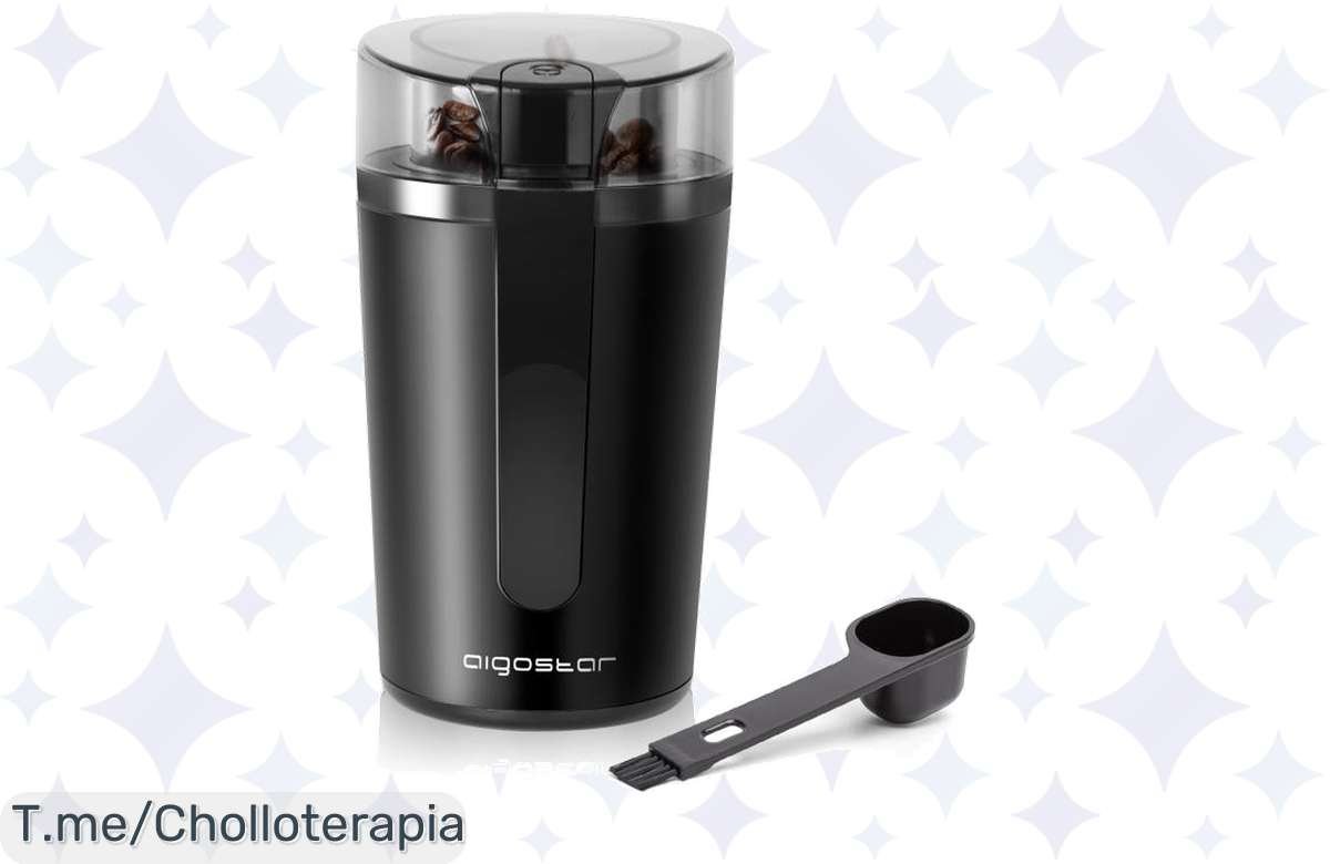 Transforma tus mañanas con el AIGOSTAR Molinillo de Café Eléctrico: potencia y cuchillas de acero inoxidable a un precio de ganga. ¡Aprovecha este ofertón limitado ahora!