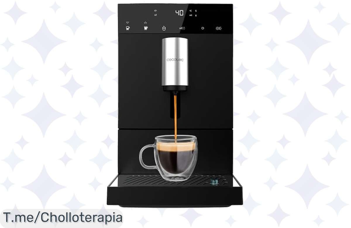 Transforma tus mañanas con el chollo del café: Cecotec Superautomática, café fresco en segundos y limpieza automática. ¡No dejes pasar esta oferta limitada y compra ya!