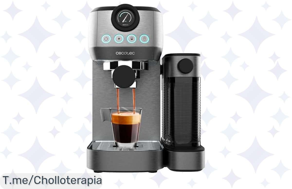 Transforma tus mañanas con la Cafetera Semiautomática Cecotec Power Espresso 20: 20 bares de pura crema a un precio loco. ¡Aprovecha este ofertón y despierta a tu genio cafetero ya!