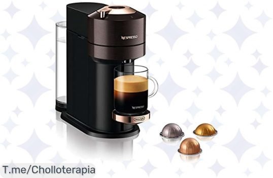 Transforma tus mañanas con la De'Longhi Nespresso Vertuo Next: 5 cafés en un toque, diseño elegante y oferta limitada ¡No dejes escapar este super chollo y adquiérela ya!