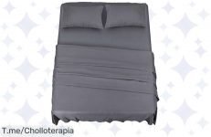 Transforma tus noches con el Juego de Sábanas Utopia: suavidad de lujo y ajuste perfecto al mejor precio de ganga ¡Aprovecha este super chollo antes que se acabe!