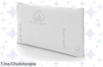 Transforma tus noches con la almohada Noah visco copos + aloe vera, un super chollo para olvidar alergias y despertar renovado ¡Aprovecha este ofertón antes de que se agote!