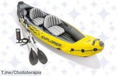 Vive aventuras únicas con el Intex Kayak Hinchable Explorer K2, cómodo y fácil de inflar Aprovecha este super chollo y transforma tu verano, ¡actúa ya antes de que se agote!
