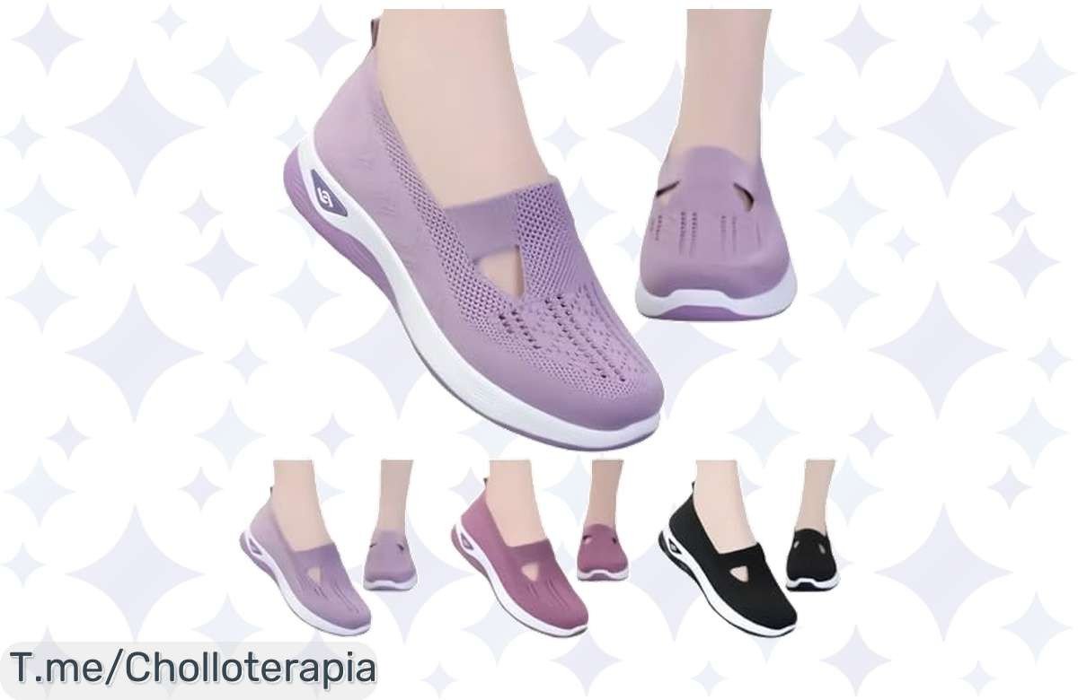 Zapatillas Ortopédicas de Mujer a Precio Loco, Suaves y Antideslizantes ¡Chollo Limitado que No Puedes Perder! Compra Ahora y Libérate de las Molestias ¡Actúa Ya!