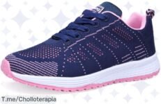Zapatillas de correr ligeras y transpirables para mujer: ¡Super chollo en confort y estilo! Aprovecha este ofertón y corre hacia el bienestar antes de que se acabe