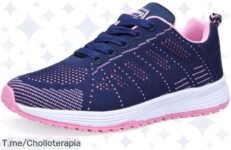 Zapatillas de correr ligeras y transpirables para mujer: el super chollo con masaje en cada paso Oferta limitada, ¡no te quedes sin las tuyas y compra ahora!