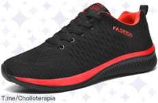 Zapatillas de deporte transpirables: el super chollo que esperabas, ligeras y antideslizantes para tus entrenos No dejes pasar este ofertón, ¡compra ya antes de que se agoten!