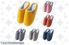 Zapatillas súper cómodas para casa a precio loco, calidad insuperable y suavidad única ¡Aprovecha este ofertón limitado y compra ya antes de que se agoten!