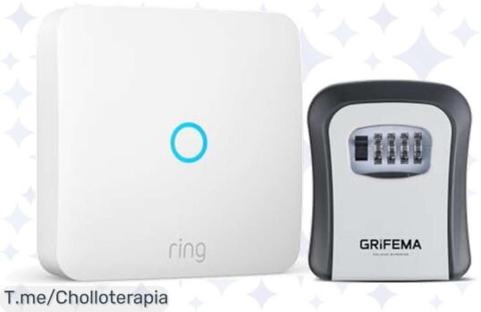 Acceso inmediato y seguro a tu hogar con Ring Intercom y caja de llaves GRIFEMA, ¡super chollo que transforma tu seguridad! No dejes pasar esta oferta única ahora