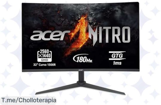 Acer Nitro XZ320QU S3: Pantalla Gigante 31,5 WQHD a Precio Loco, Juega como un Pro y Disfruta al Máximo ¡Oferta Única que Se Agota Rápido, Hazlo Tuyo Ya!