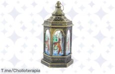 Alegría Navideña a Tu Hogar: Adorno de Lámpara Único que Ilumina tus Celebraciones y Crea Recuerdos, ¡No Pierdas Este Super Chollo Limitado! Compra Ya