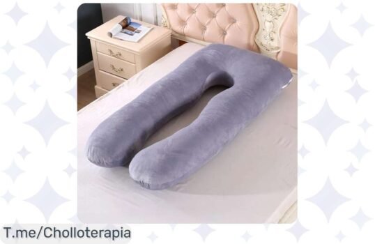 Almohada de Embarazo 120x70cm: Super chollo con soporte perfecto para tus noches y lactancia, ¡aprovecha este ofertón limitado antes que se acabe!