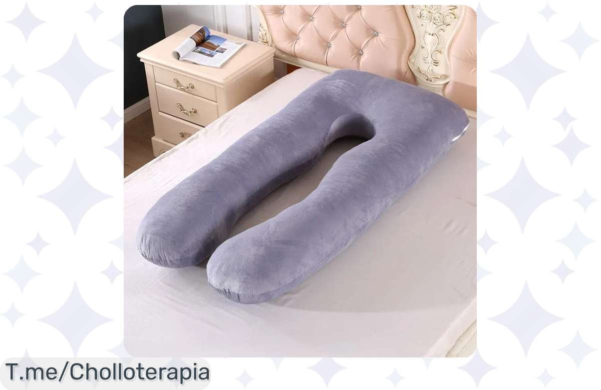 Almohada de Embarazo 120x70cm: Super chollo con soporte perfecto para tus noches y lactancia, ¡aprovecha este ofertón limitado antes que se acabe!