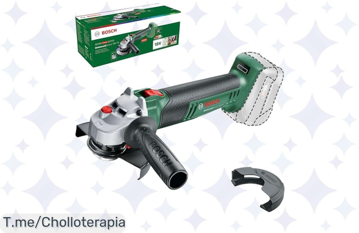 Amoladora Bosch UniversalGrind a un precio loco: compacta y potente, ideal para tus proyectos. ¡No te pierdas este ofertón único antes de que se agote!