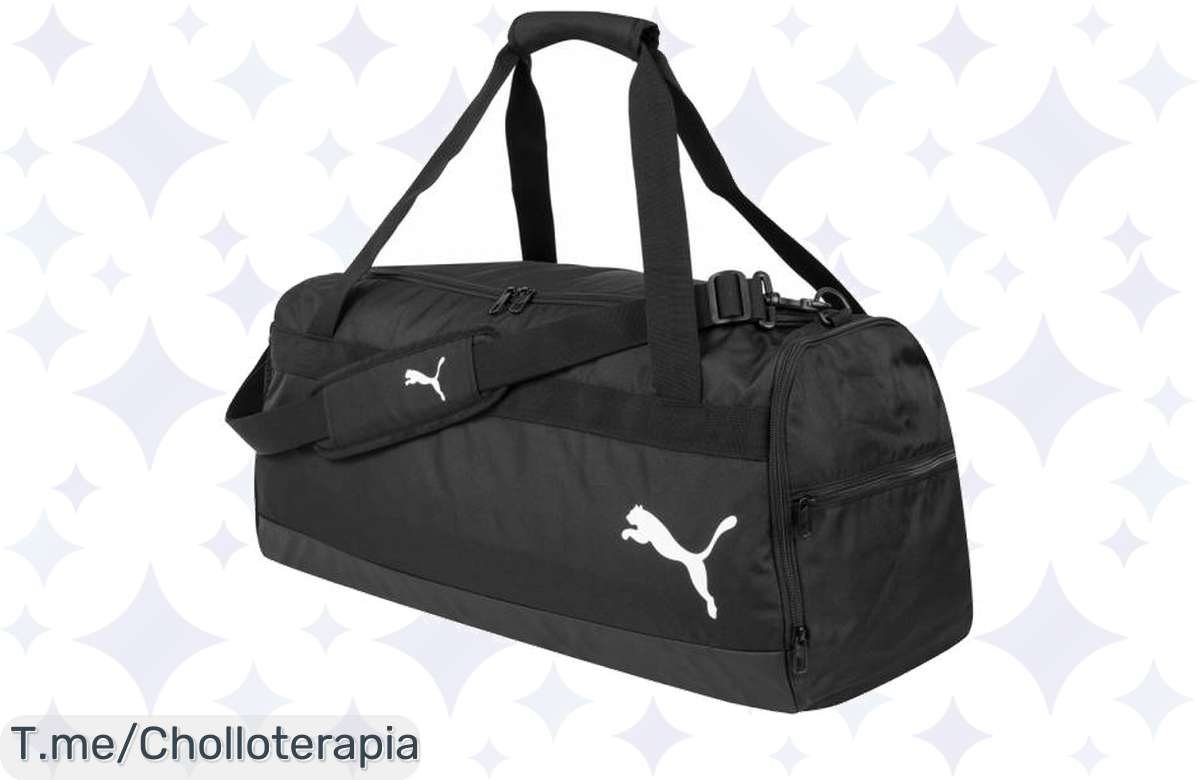 Aprovecha el chollazo del año en la bolsa de fútbol PUMA teamGOAL Medium, espacio impresionante para tu equipo y calidad insuperable. ¡Compra ahora antes que se agote!