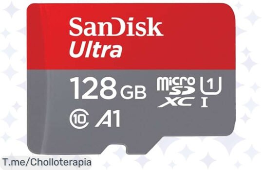 Aprovecha el super chollo de SanDisk 128GB Ultra y guarda hasta 15 TB de recuerdos con transferencia a 150 MB-s ¡Compra ya antes que se agote esta oferta nunca vista!