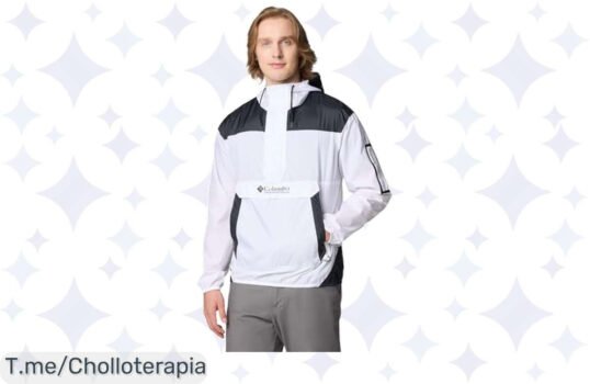 Atrapa cada gota y viento con la chaqueta Columbia, un super chollo ligera y duradera que te mantendrá abrigado ¡Compra ahora esta oferta nunca vista antes de que se agote!