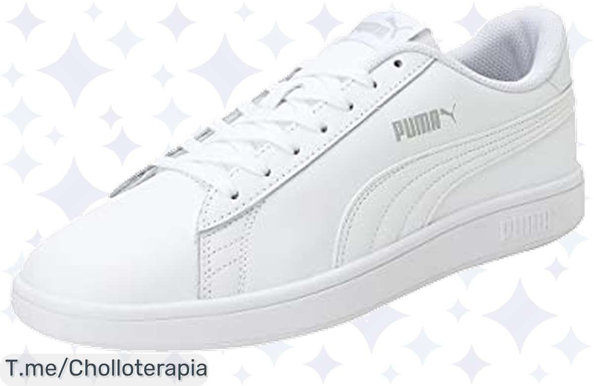 Atrapa el chollazo de las PUMA Smash V2 L, lujo y resistencia en una sola zapatilla con suela antideslizante. No te quedes sin este ofertón limitado ¡compra ya!