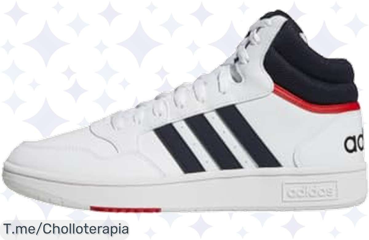 Atrapa el estilo clásico con adidas Hoops 3.0 Mid Classic Vintage y disfruta de su comodidad total, ¡ofertón único que no puedes dejar pasar! Haz tu pedido ya antes que se agote.