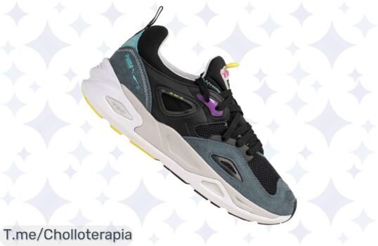 Atrapa el estilo con las PUMA TRC Blaze Black Dark Slate a un precio loco, comodidad inigualable y soporte que necesitas ¡No dejes pasar este ofertón antes que vuelen!