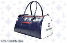 Atrapa el estilo retro con la Lambretta Retro Sports Large Bag, un super chollo que te hará brillar Esta oferta única no durará, ¡compra ya y transforma tu look!