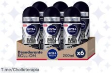 Atrapa el ofertón de NIVEA MEN: 6 desodorantes Black & White en un super chollo para sentirte fresco y protegido ¡No te lo pierdas, compra ya antes que se agote!