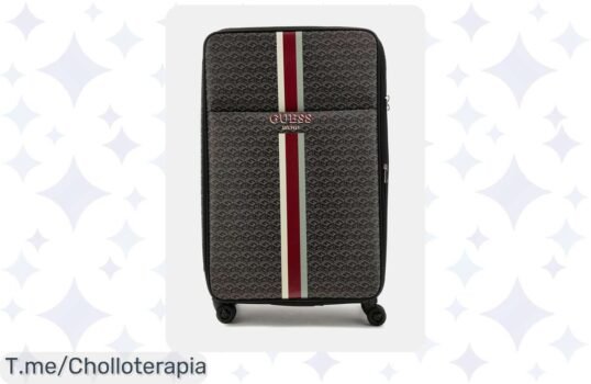 Atrapa el ofertón del día con el Trolley Vikky de Guess, elegancia que llama la atención y estilo inigualable ¡No esperes más, esta ganga se va volando!