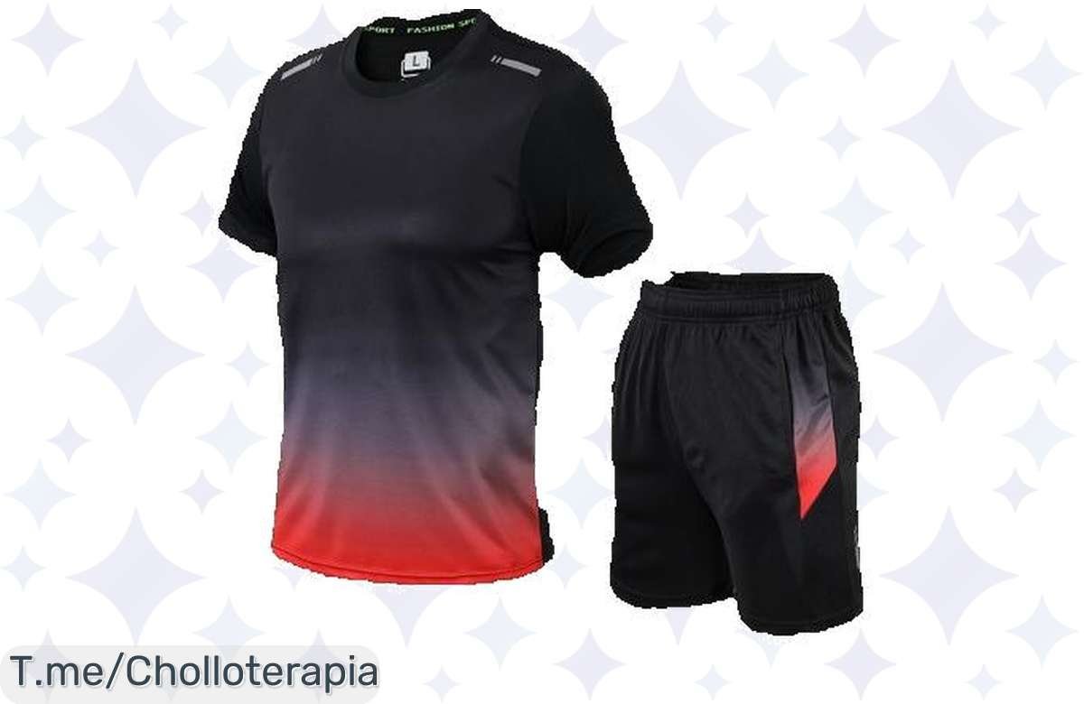 Atrapa el ofertón del verano con nuestro traje deportivo de secado rápido, comodidad total y frescura en cada movimiento. ¡No te quedes sin el tuyo, compra ya!