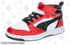 ¡Atrapa el ofertón en PUMA Rebound V6 Mid AC+ PS! Zapatillas ultra cómodas y con ajuste perfecto para tus pequeños ¡No dejes pasar este precio loco, stock limitado!