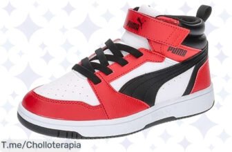 ¡Atrapa el ofertón en PUMA Rebound V6 Mid AC+ PS! Zapatillas ultra cómodas y con ajuste perfecto para tus pequeños ¡No dejes pasar este precio loco, stock limitado!