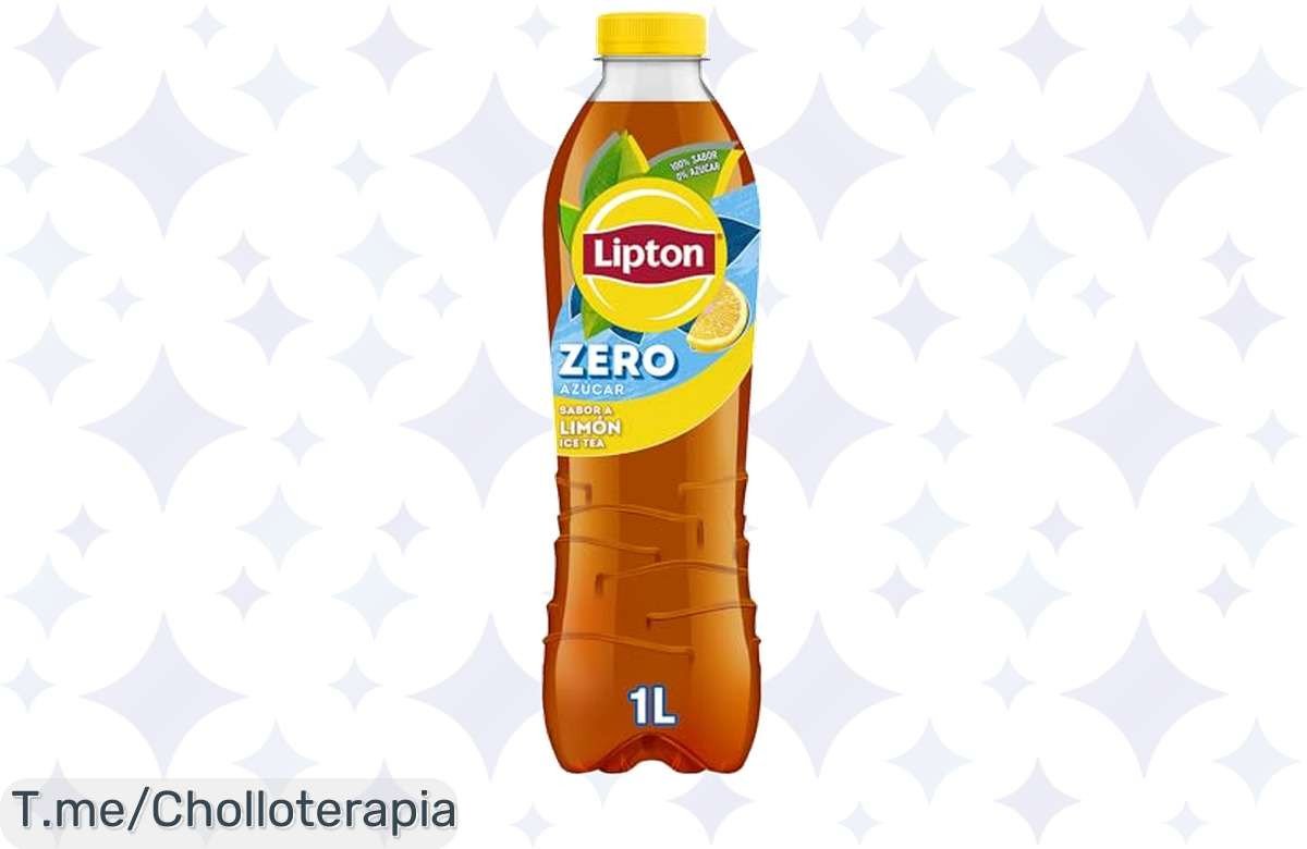 Atrapa el super chollo refrescante con Lipton Té helado sabor limón, sin azúcar y bajo en calorías. ¡Disfruta hoy de un ofertón único que no puedes dejar pasar!