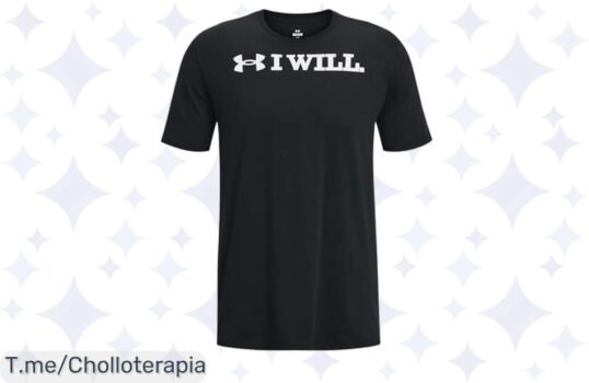 Atrapa esta camiseta Under Armour a precio loco: comodidad y estilo en un solo click, ¡ofertón limitada que no puedes dejar pasar! Compra ahora o te quedarás sin ella