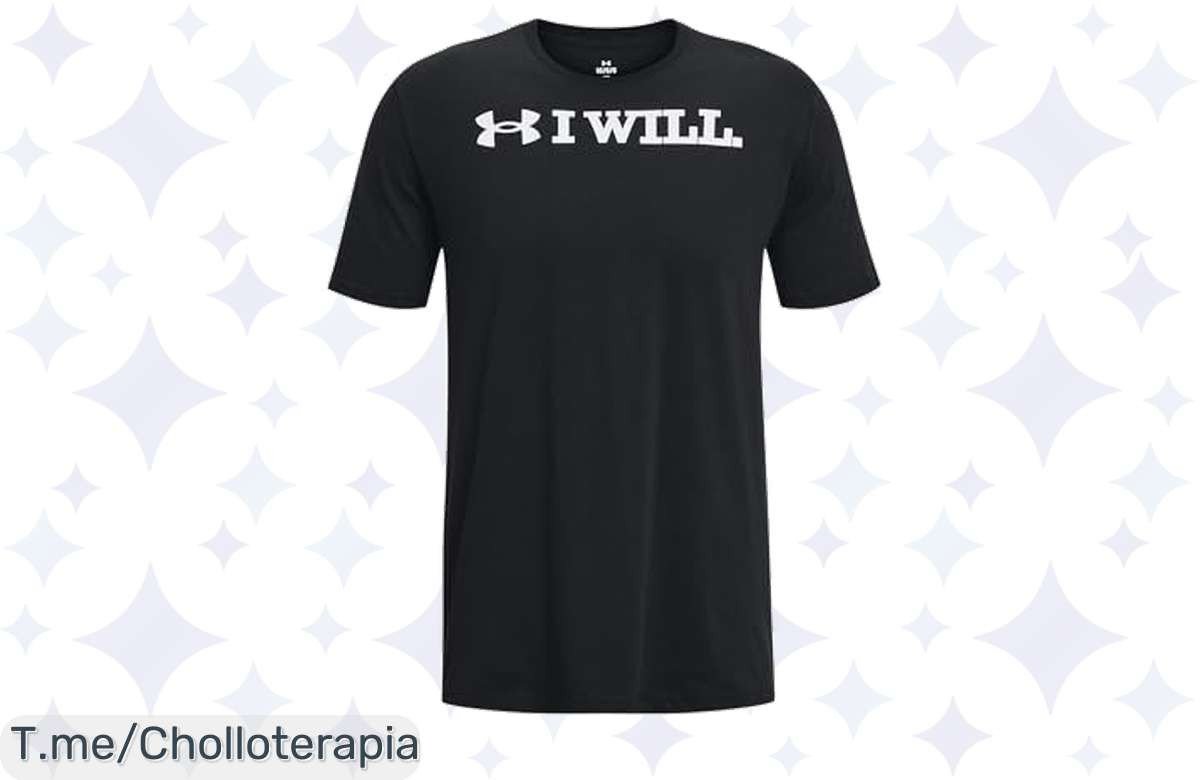 Atrapa esta camiseta Under Armour a precio loco: comodidad y estilo en un solo click, ¡ofertón limitada que no puedes dejar pasar! Compra ahora o te quedarás sin ella.