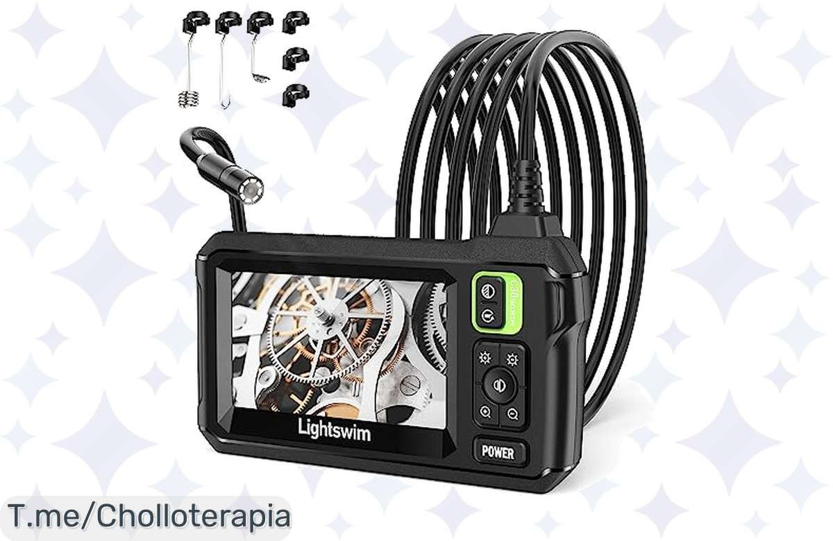 Atrapa este ofertón: Cámara de inspección impermeable con 8 luces LED, ideal para tus proyectos. ¡Aprovecha el descuento brutal antes de que se agote!