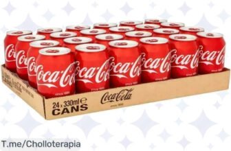 Atrapa este super chollo: 24 latas de Coca Cola Original y Zero a un precio loco, sabor icónico en cada sorbo, oferta limitada que no puedes dejar escapar, ¡compra ya!