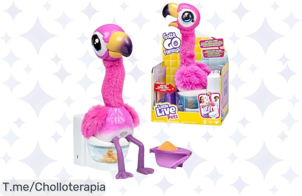 Atrapa la diversión con el flamenco que canta y baila, un super chollo para aprender mientras juegas. ¡No dejes escapar esta oferta única! Consíguelo ya antes de que se acabe.