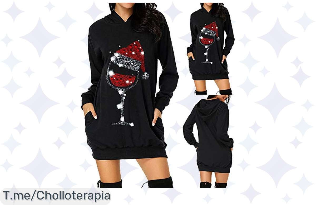 Atrapa la magia de la Navidad con un vestido largo casual a un precio loco, deslumbra en cada reunión y aprovecha este ofertón por tiempo limitado, ¡compra ya!