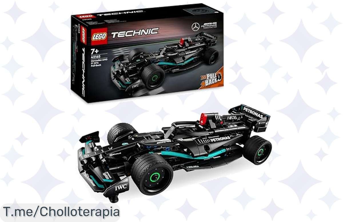 Atrapa la velocidad con el Lego Technic Mercedes AMG F1 W14, un super chollo para construir y jugar en familia. ¡Aprovecha esta oferta única antes de que se acabe!