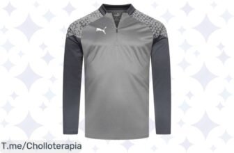 Atrapa tu estilo con la chaqueta PUMA teamCUP Training 1-4 Zip, un ofertón único que te brinda comodidad y libertad ¡No dejes pasar este super chollo limitado!