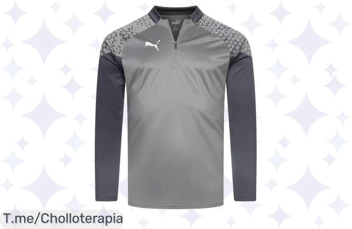 Atrapa tu estilo con la chaqueta PUMA teamCUP Training 1/4 Zip, un ofertón único que te brinda comodidad y libertad. ¡No dejes pasar este super chollo limitado!