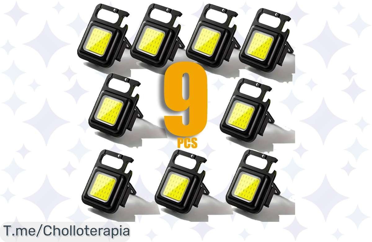 Atrapa tu mini linterna portátil con descuento brutal, ilumina tus aventuras con su luz LED recargable y no te quedes a oscuras ¡Compra ahora antes de que se agote!