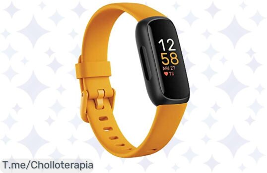 Atrapa tu salud con el Fitbit Inspire 3, un super chollo sumergible de hasta 50 m que monitorea tus ejercicios y mensajes ¡Hazlo tuyo antes que se agote esta oferta única!