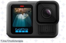 Atrapa tus momentos épicos con la GoPro HERO13 Black, cámara resistente con vídeos increíbles en 53K y fotos espectaculares, ¡aprovéchate de este ofertón antes que se agote!