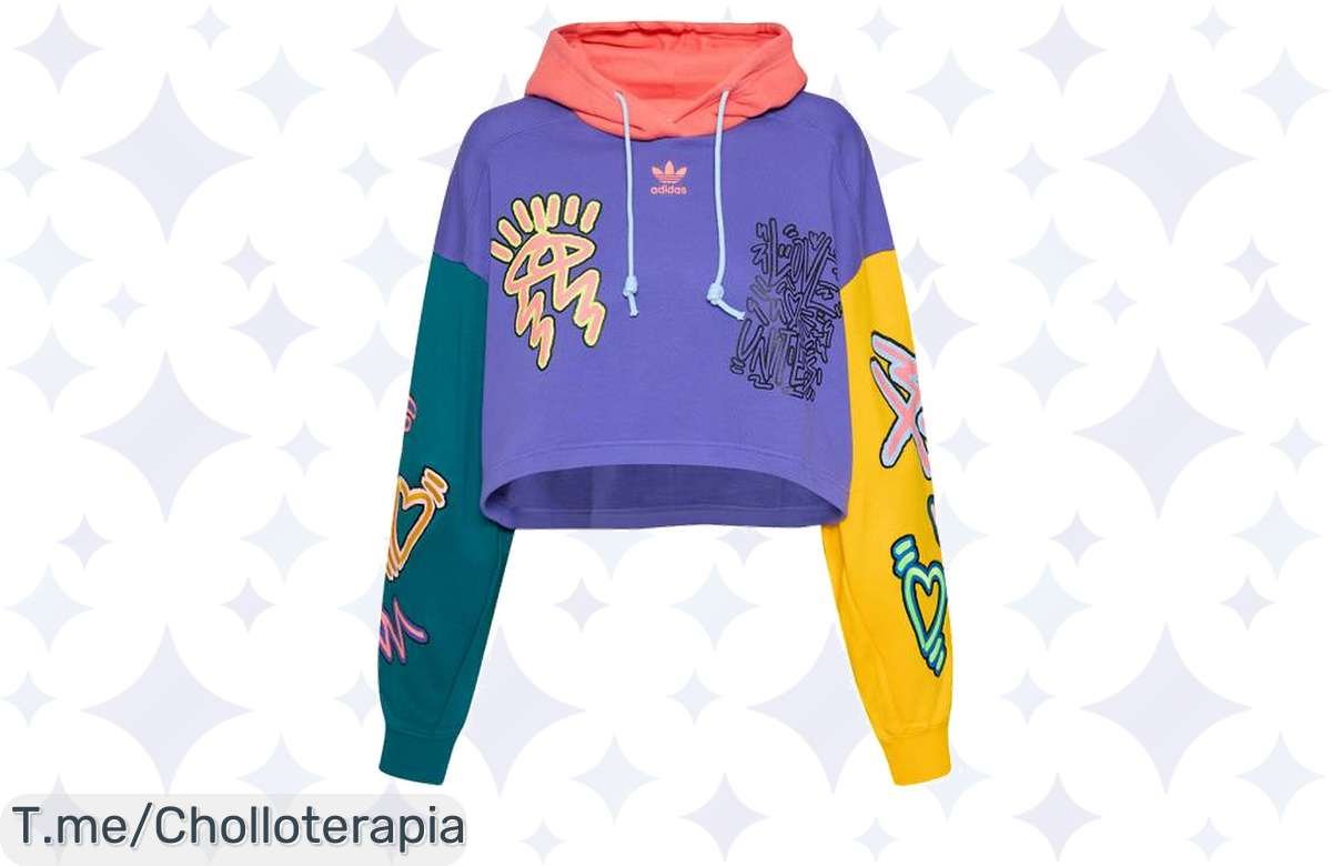 Atrévete a brillar con la Sudadera Adidas Originales x Love Unites, ¡estilo y comodidad en un super chollo! Aprovecha este ofertón único antes de que se acabe.