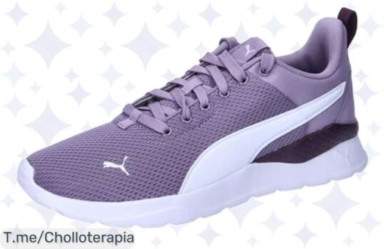 Atrévete a lucir genial con las PUMA Anzarun Lite Jr: sneakers ultra cómodos y frescos, ¡super chollo! Llévalos hoy antes de que se agoten