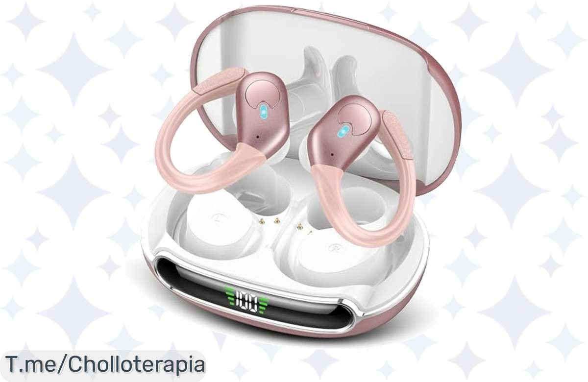 Auriculares inalámbricos deportivos a un precio loco con 60H de uso y llamadas claras, ¡no dejes pasar este ofertón! Oferta limitada, compra ahora y vive la música como nunca.
