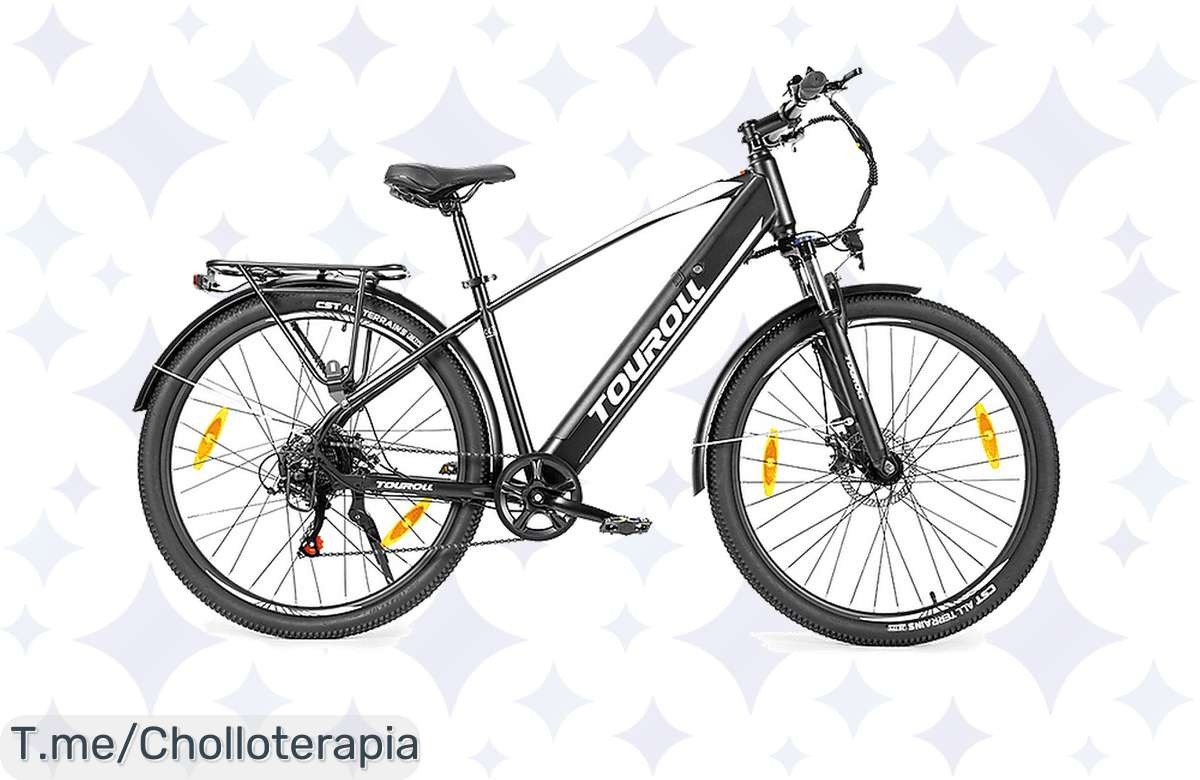 Bicicleta de Trekking J1 TOUROLL a precio loco: rápida, perfecta para tus aventuras y con un super chollo que no podrás dejar pasar. ¡Compra ya antes de que se agoten!