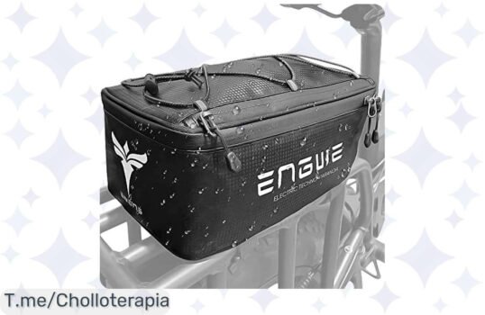 Bolsa Engwe para tu bici: 7 litros de capacidad, instalación rápida y resistente al agua ¡No te pierdas este ofertón único antes que desaparezca!