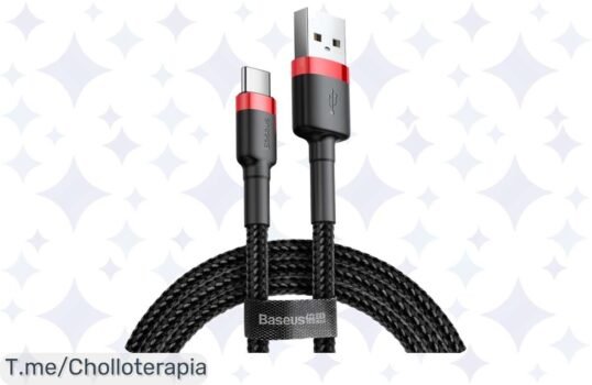 Cable USB Tipo C Baseus a Precio Loco: ¡Carga Rápida 30 que Deja Sin Palabras! Super Chollo Limitado para Tu Samsung, iPhone, Xiaomi o Huawei - ¡Compra Ya Antes de Que Se Acabe!